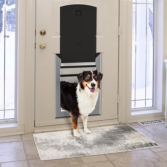 MAVRICFLEX Heavy Duty Dog Door with Double Sliding Lock Panels